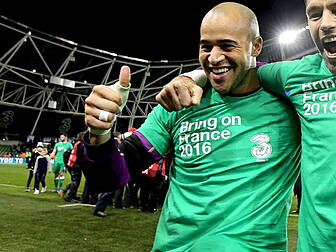 Ireland keeper Darren Randolph...